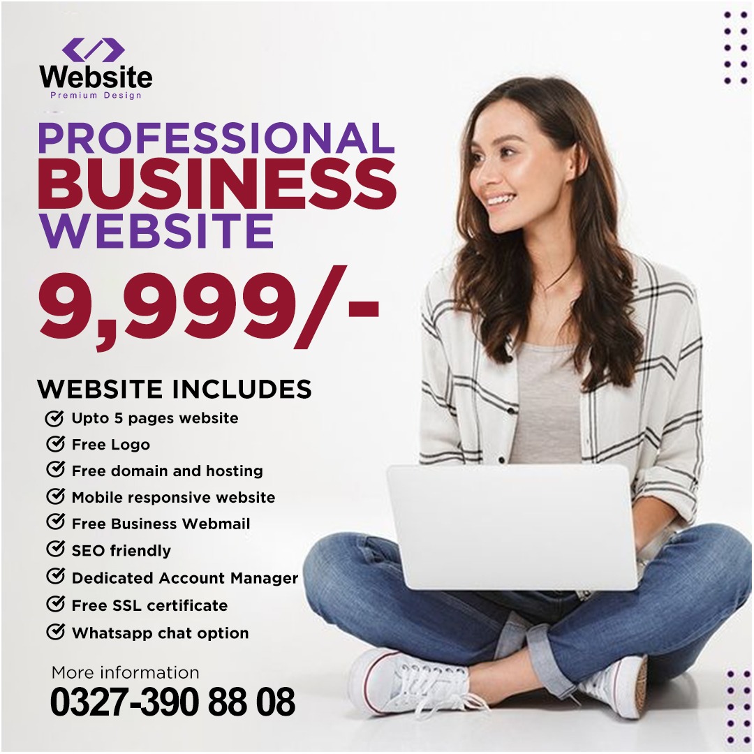 Website Premium Design Facebook ad