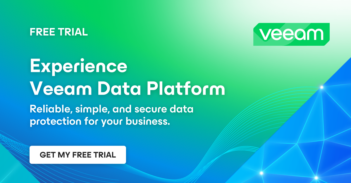Veeam Software Facebook ad