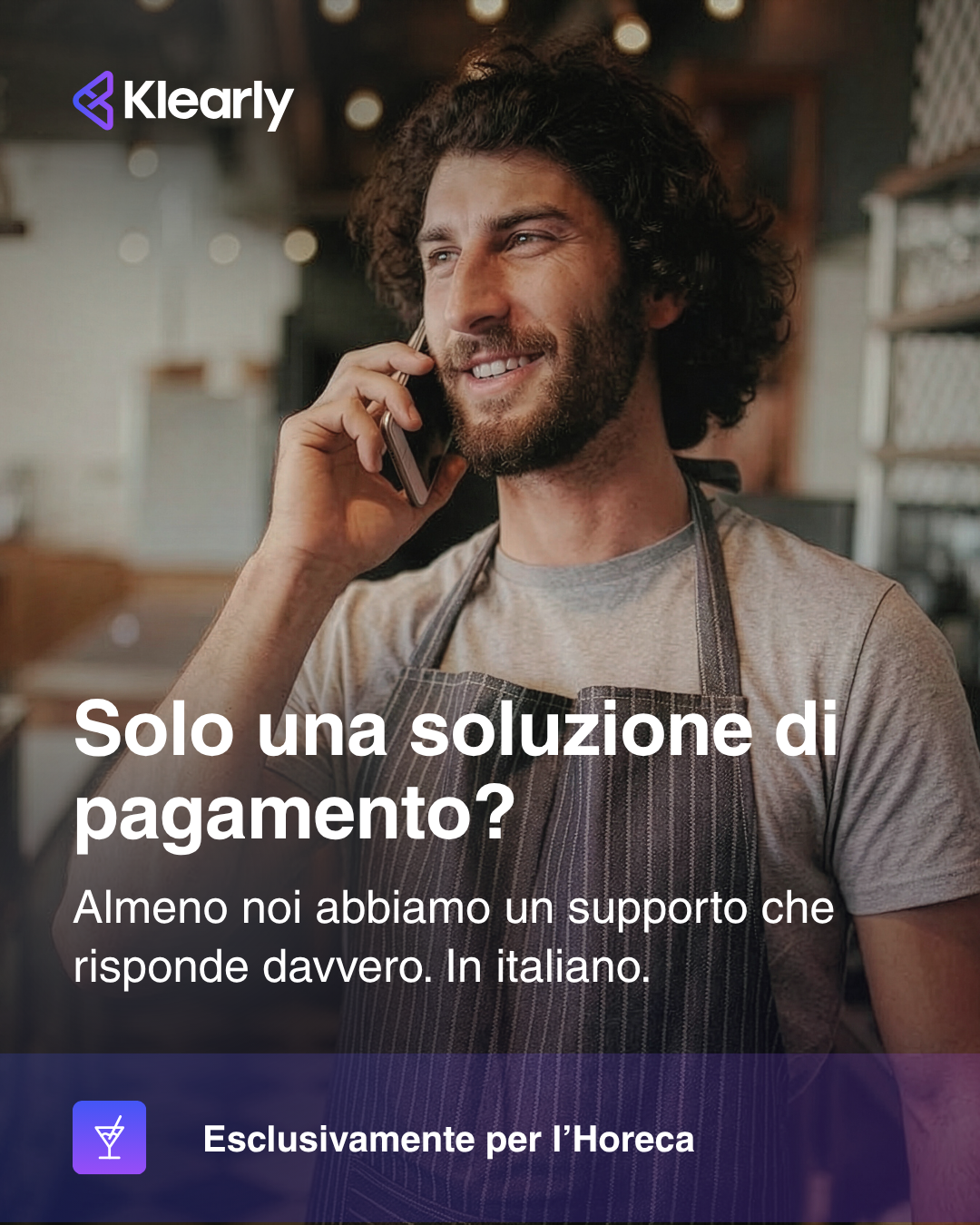 Klearly B.V Facebook ad: Pensato per la ristorazione