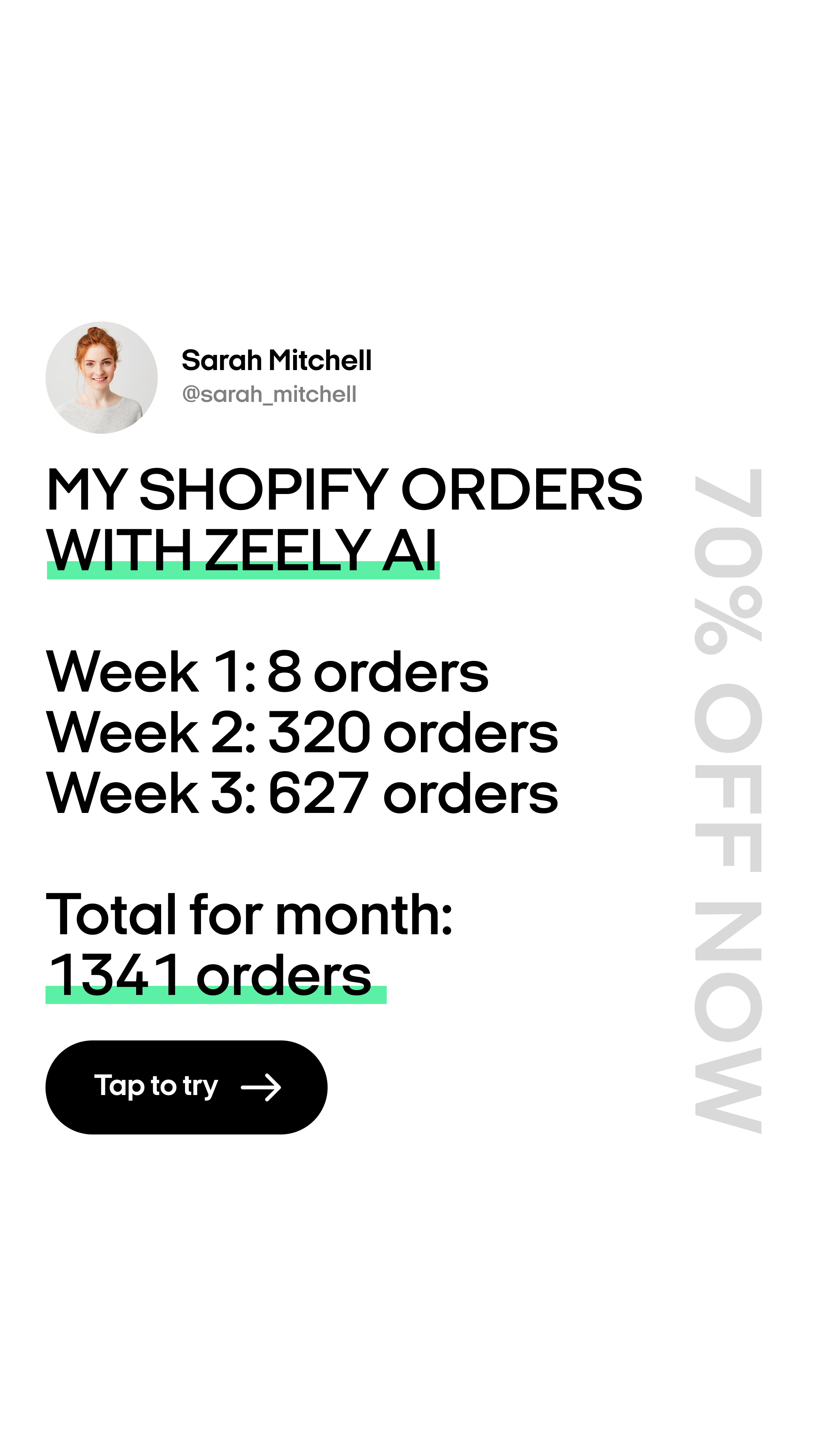 Zeely Facebook ad