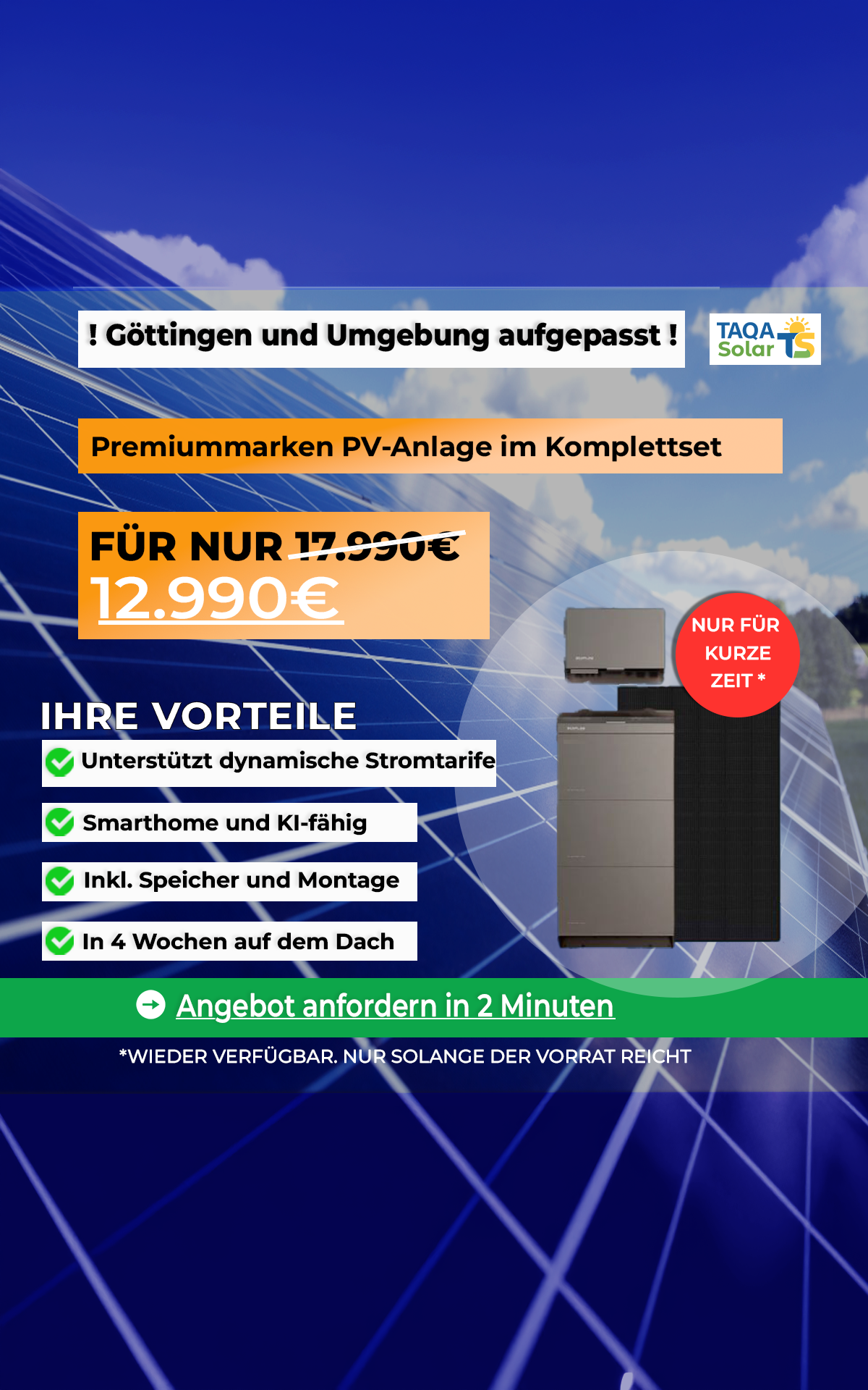 Taqa Solar GmbH Facebook ad