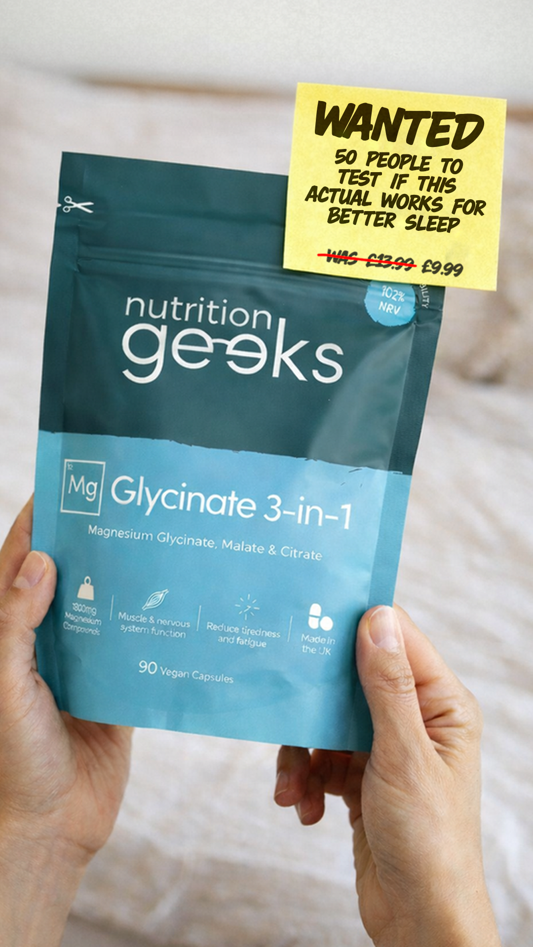 Nutrition Geeks Facebook ad