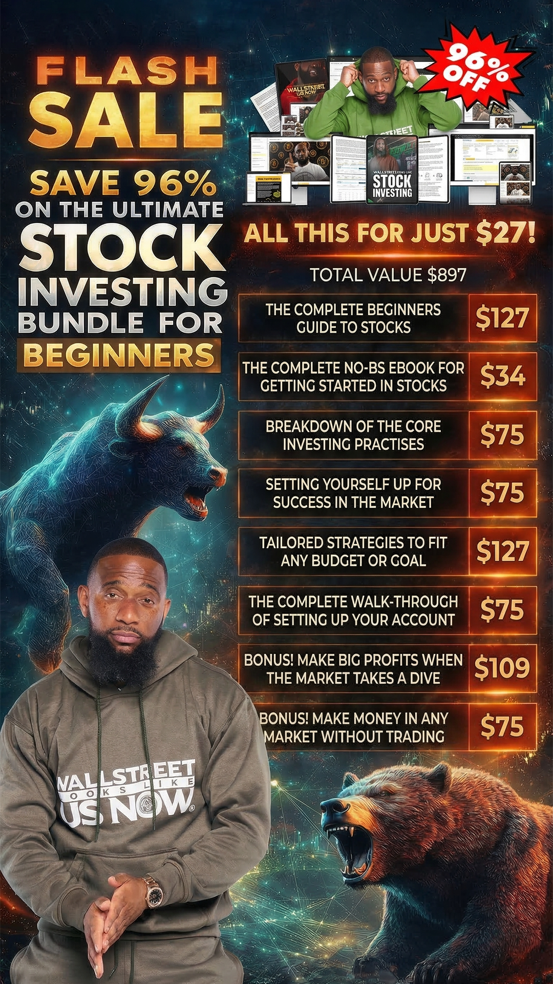 Wall Street Trapper Facebook ad