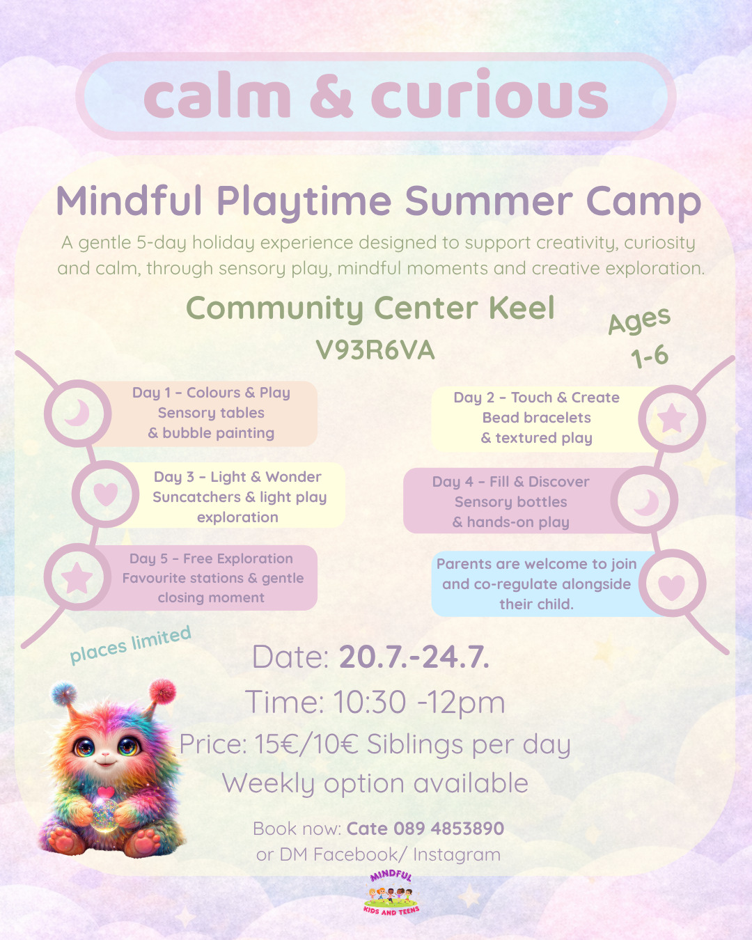 Mindful Kids and Teens Facebook ad: Mindful Kids and Teens - Booking by Bookwhen