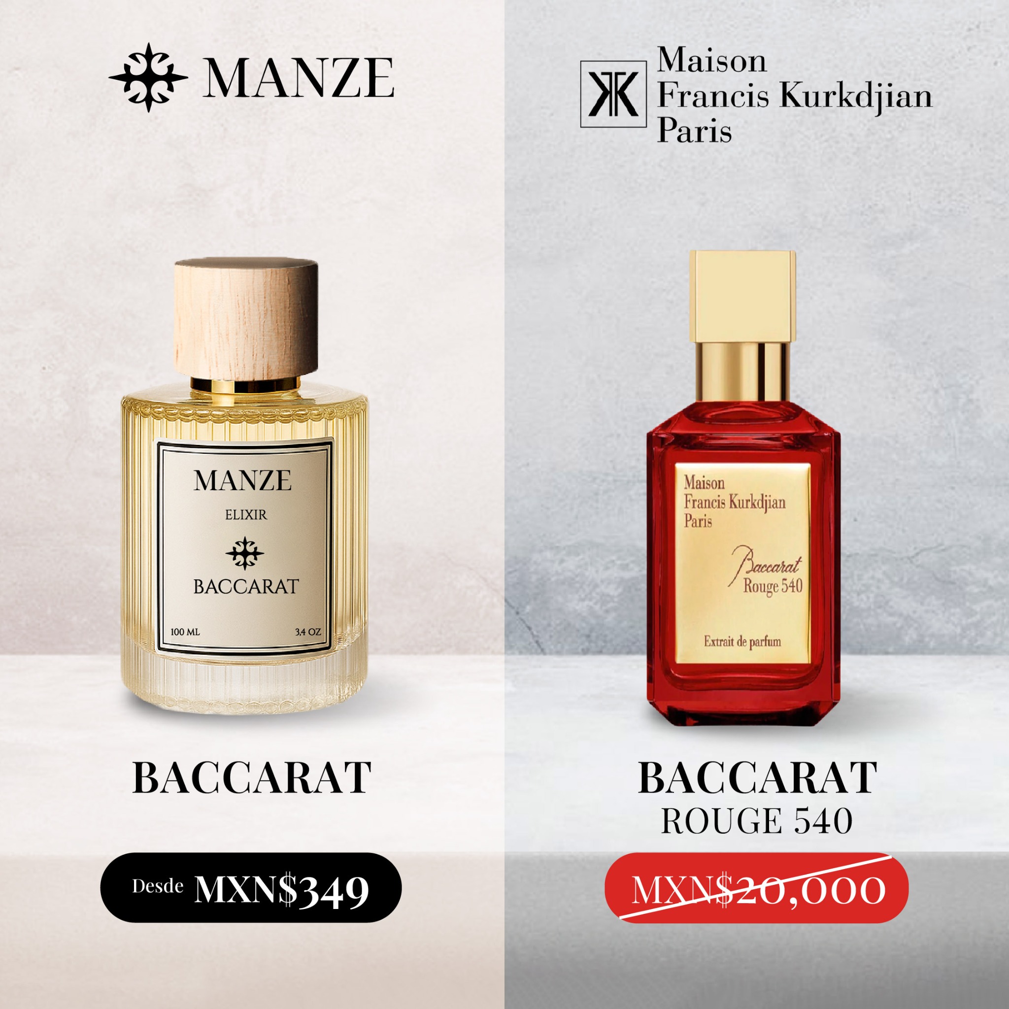 Manze Perfumes Facebook ad