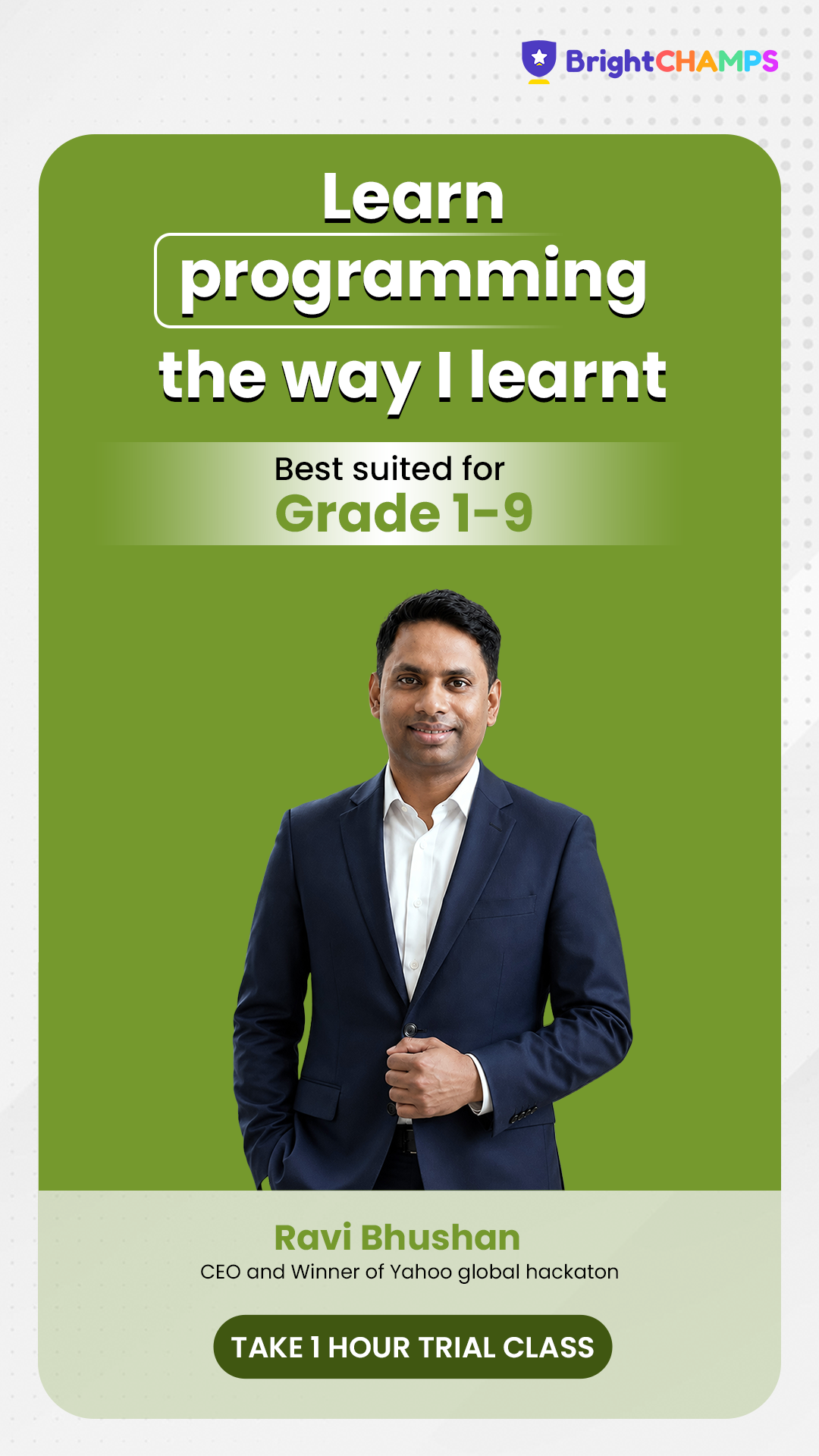 BrightCHAMPS Facebook ad