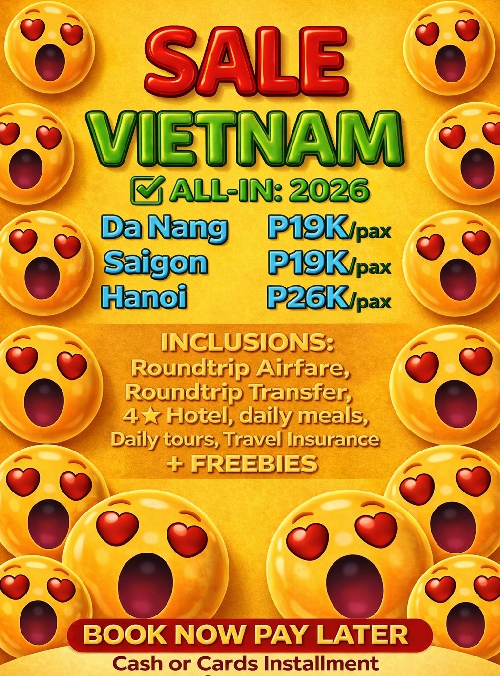TravelOnline Facebook ad: Vietnam2026 Sale