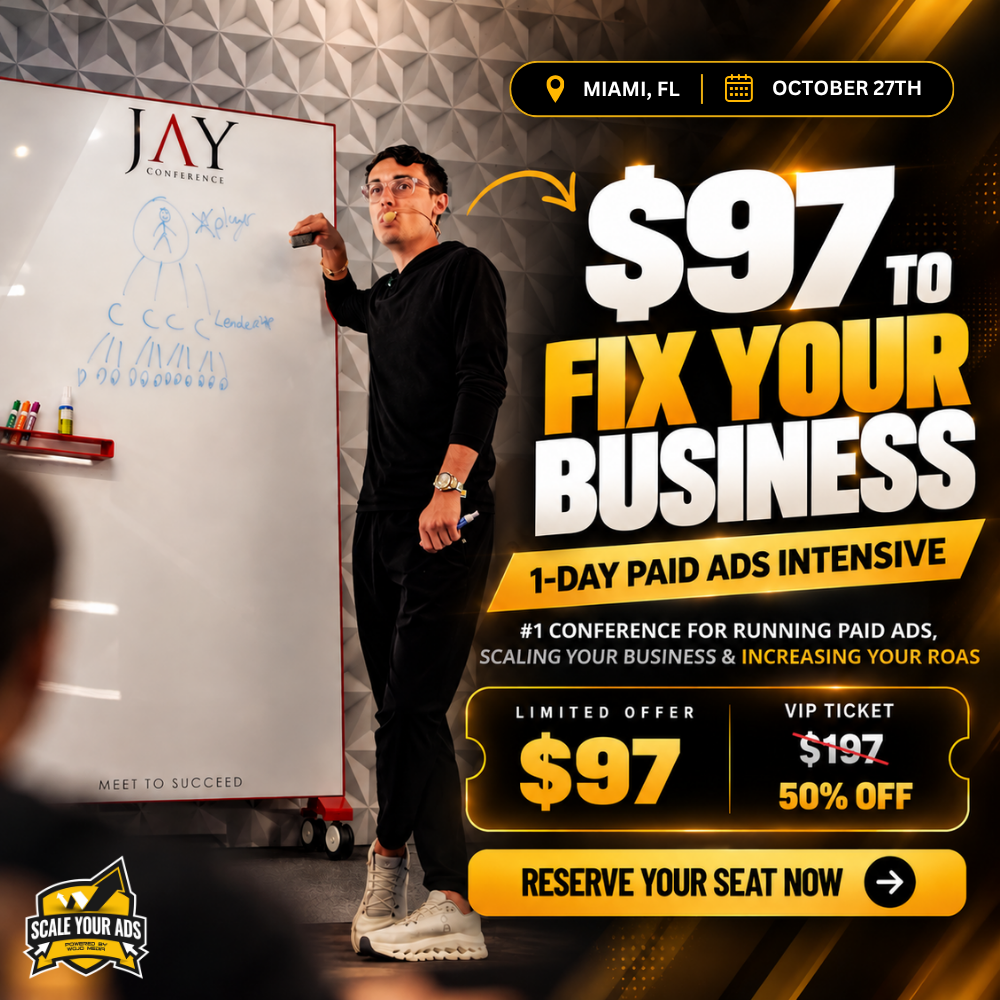 Jason Wojo Facebook ad: [Miami, FL #1 Event For Scaling Your Ads]