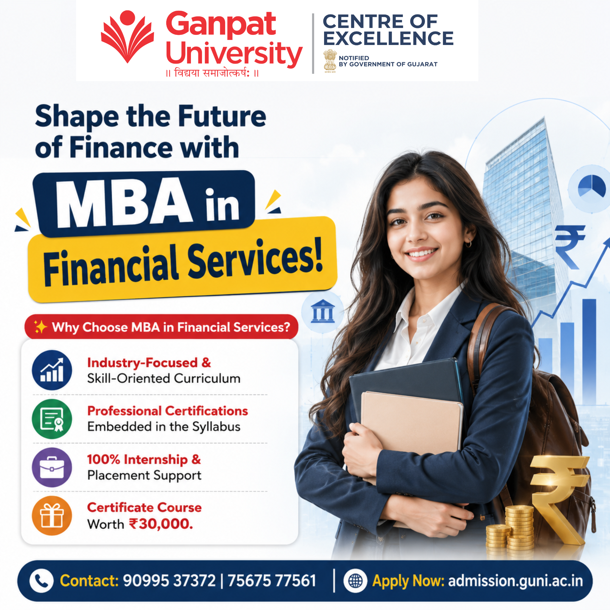 Ganpat University - GUNI, India Facebook ad