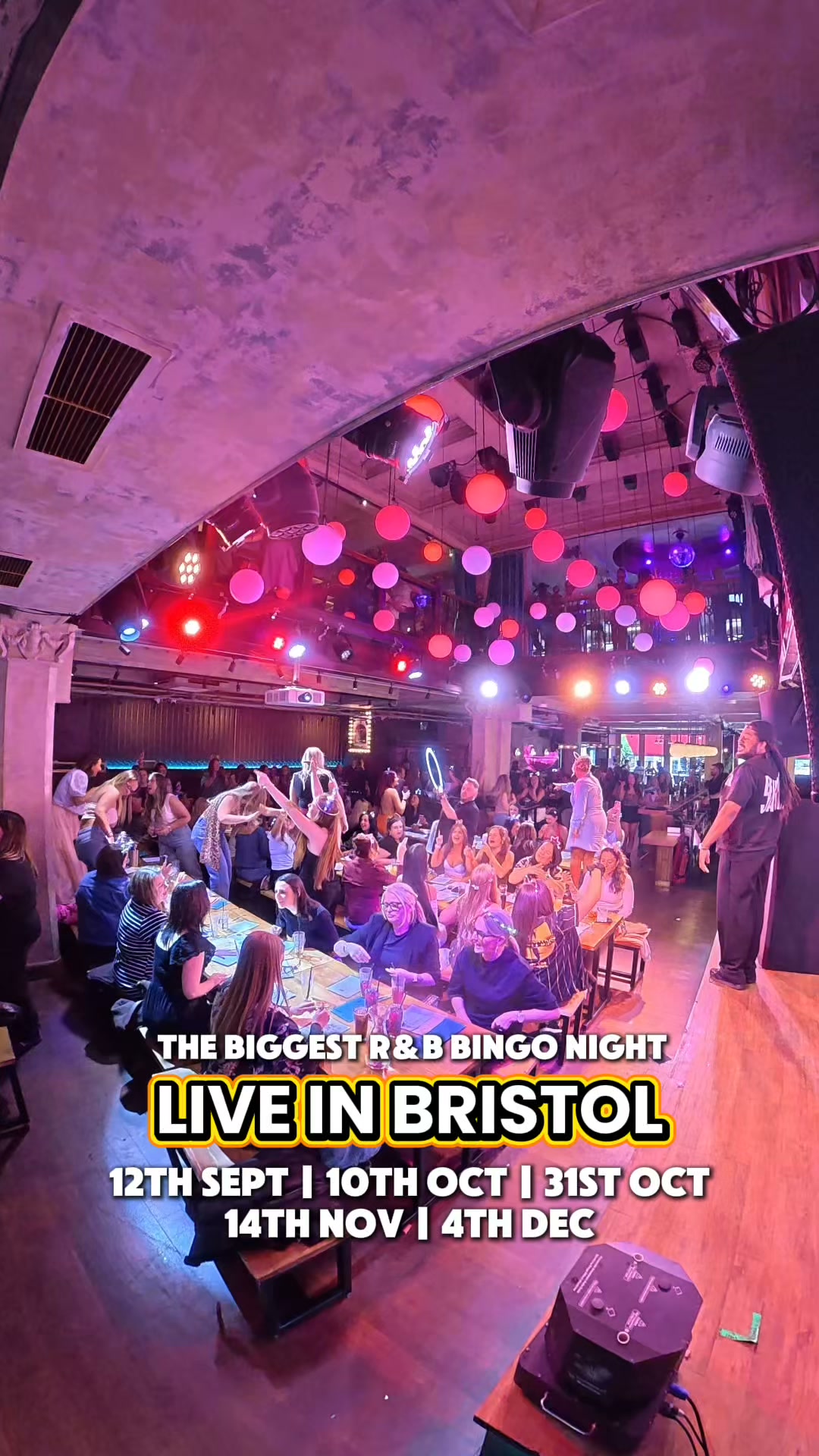 BINGO JAMZ Facebook ad: Your Next Girls' Night Starts Here