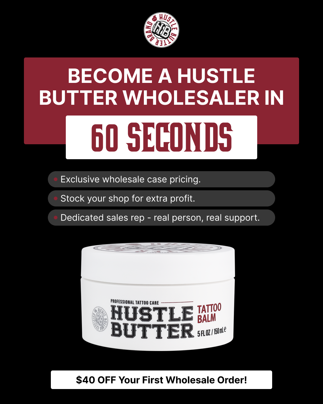 Hustle Butter Deluxe Facebook ad