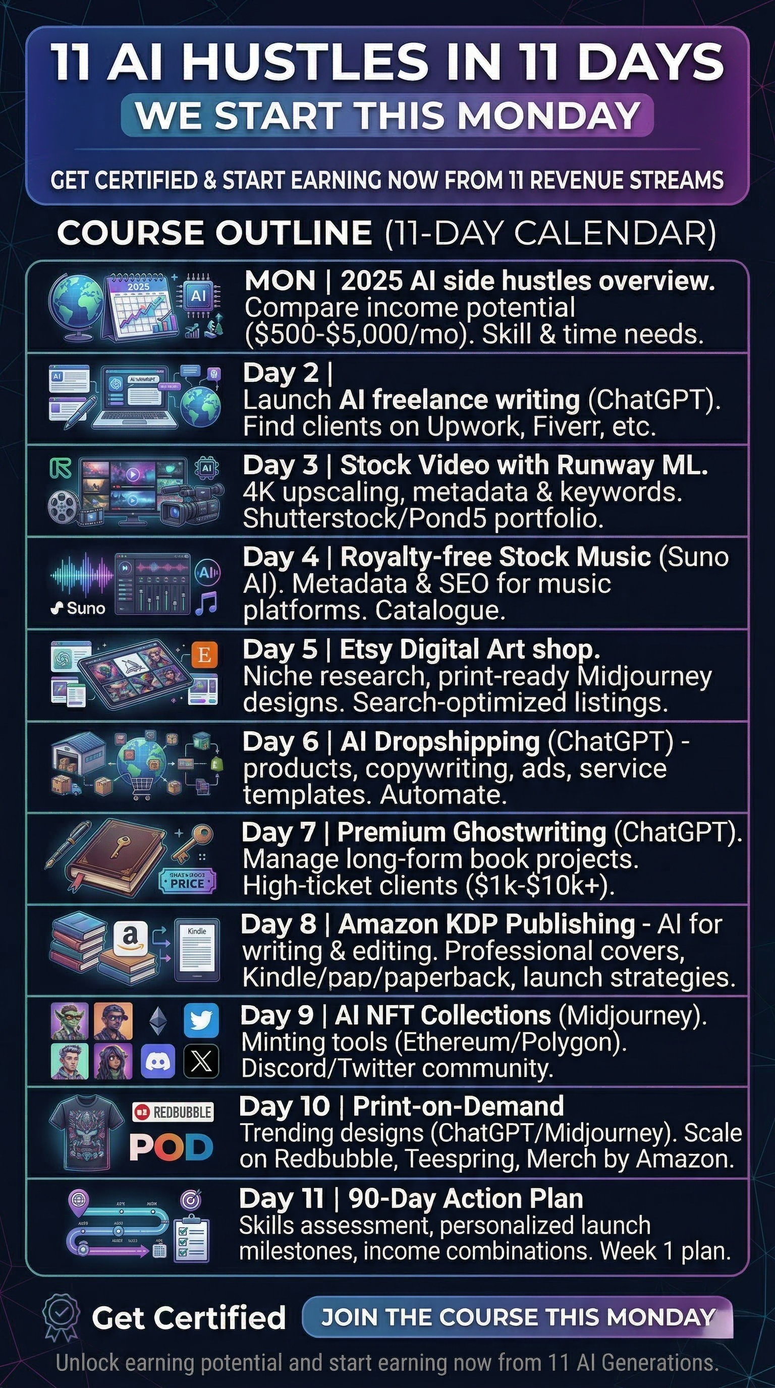 Steptwo.ai Facebook ad: Learn AI Filmmaking In Just 48 Hours