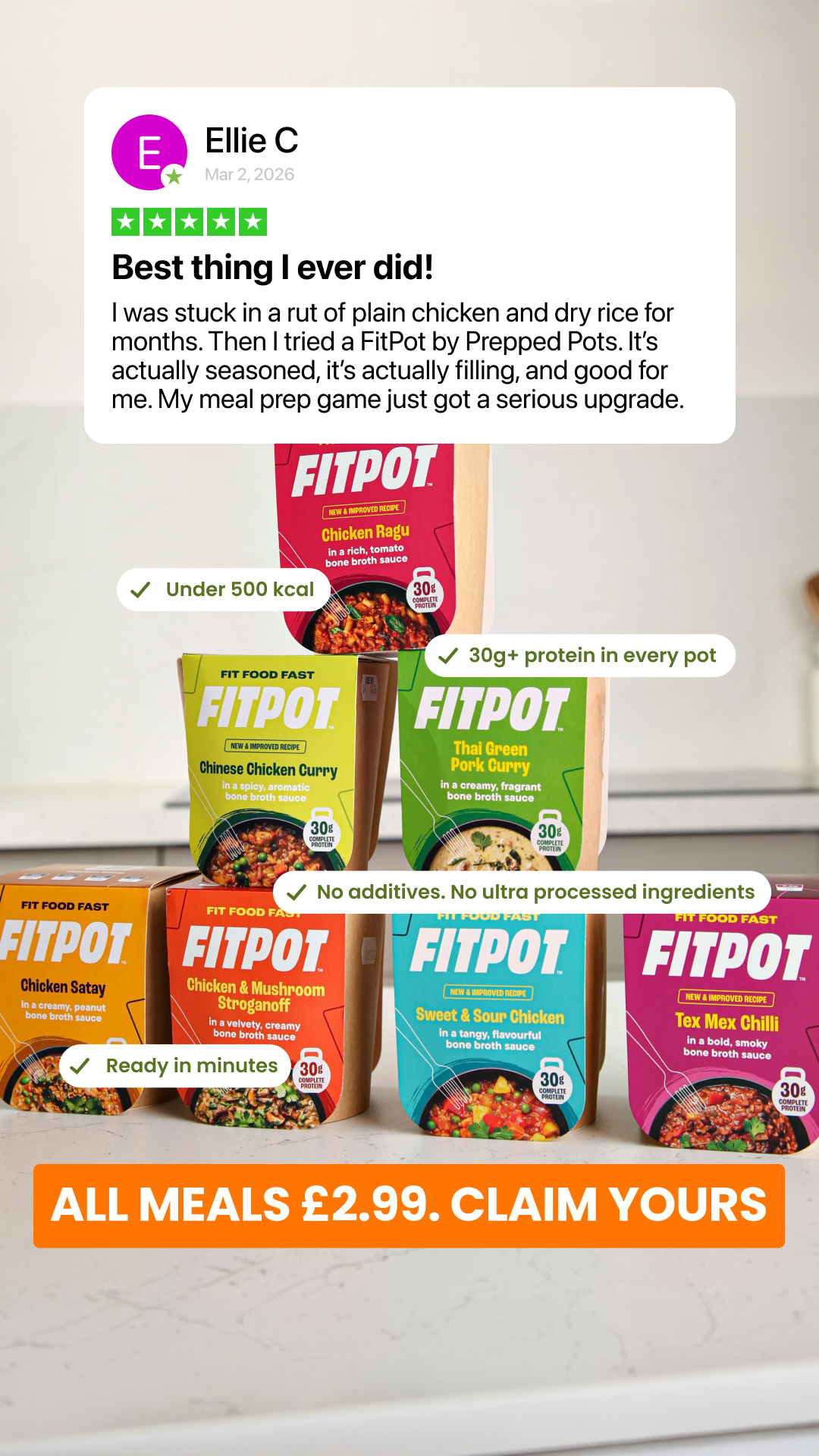 Prepped Pots Facebook ad