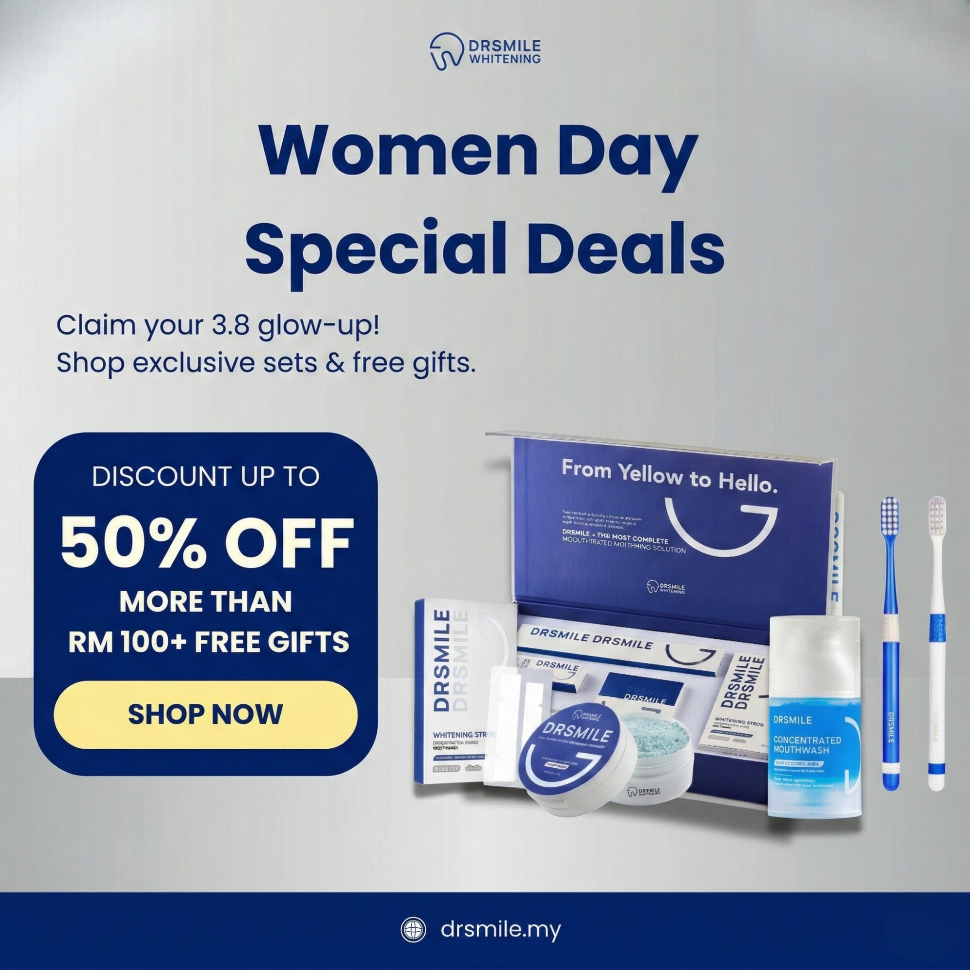 Dr Smile Whitening Solution Facebook ad