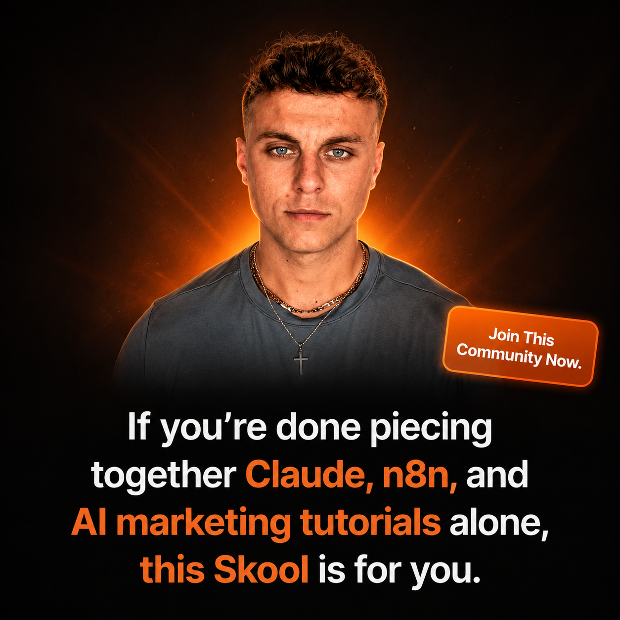 Skool Facebook ad