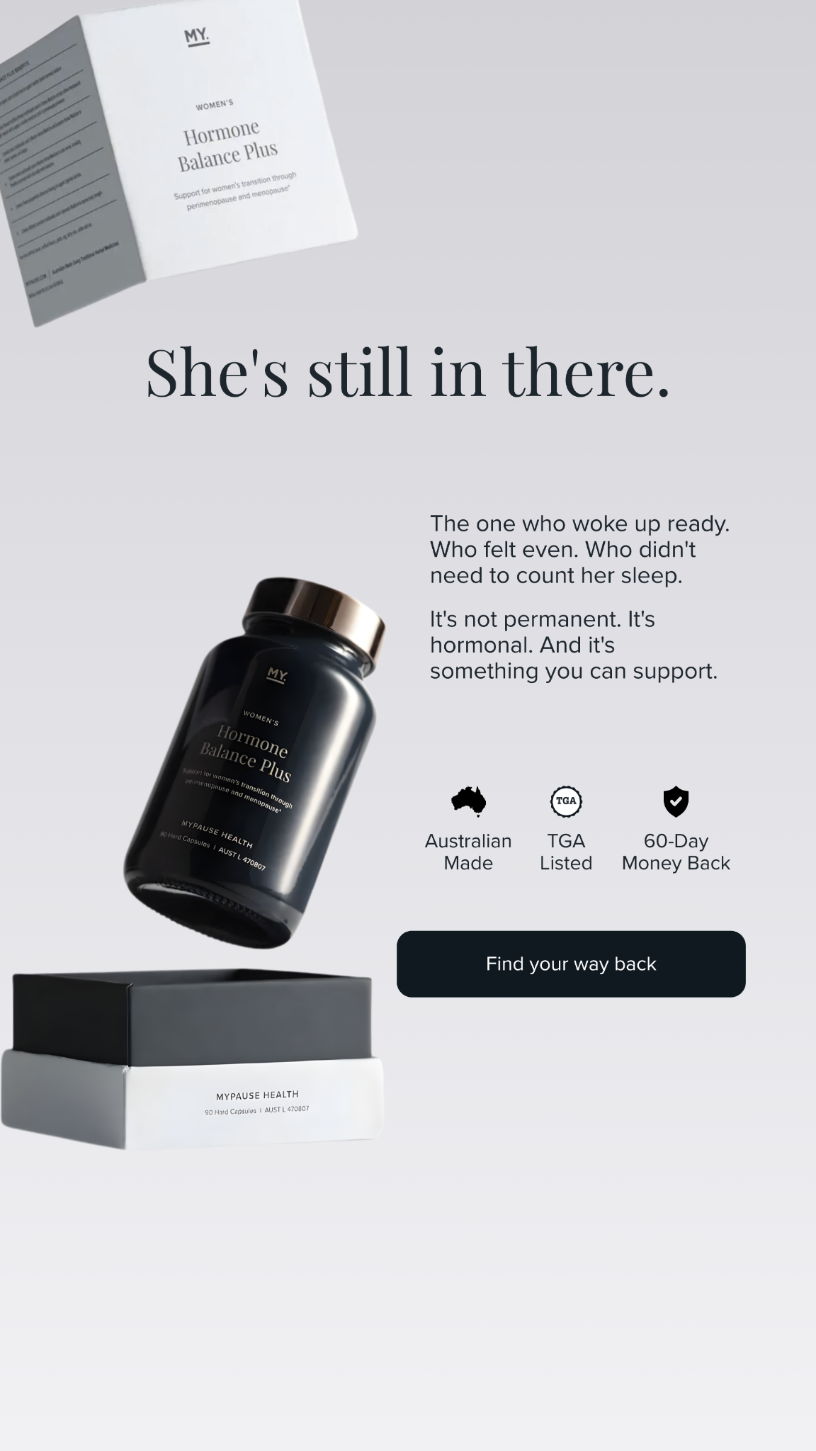 MyPause Health Facebook ad