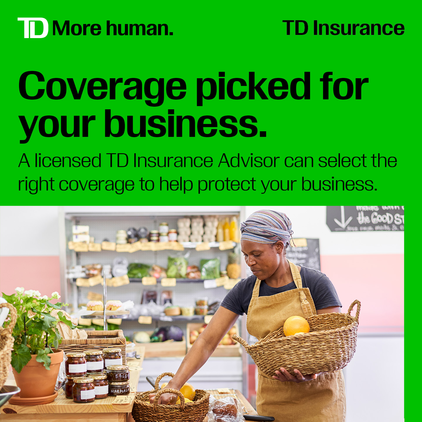 TD Insurance Facebook ad