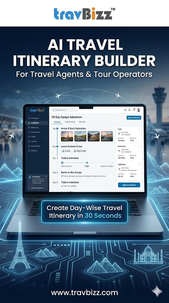 travBizz Facebook ad from Mar 13, 2026