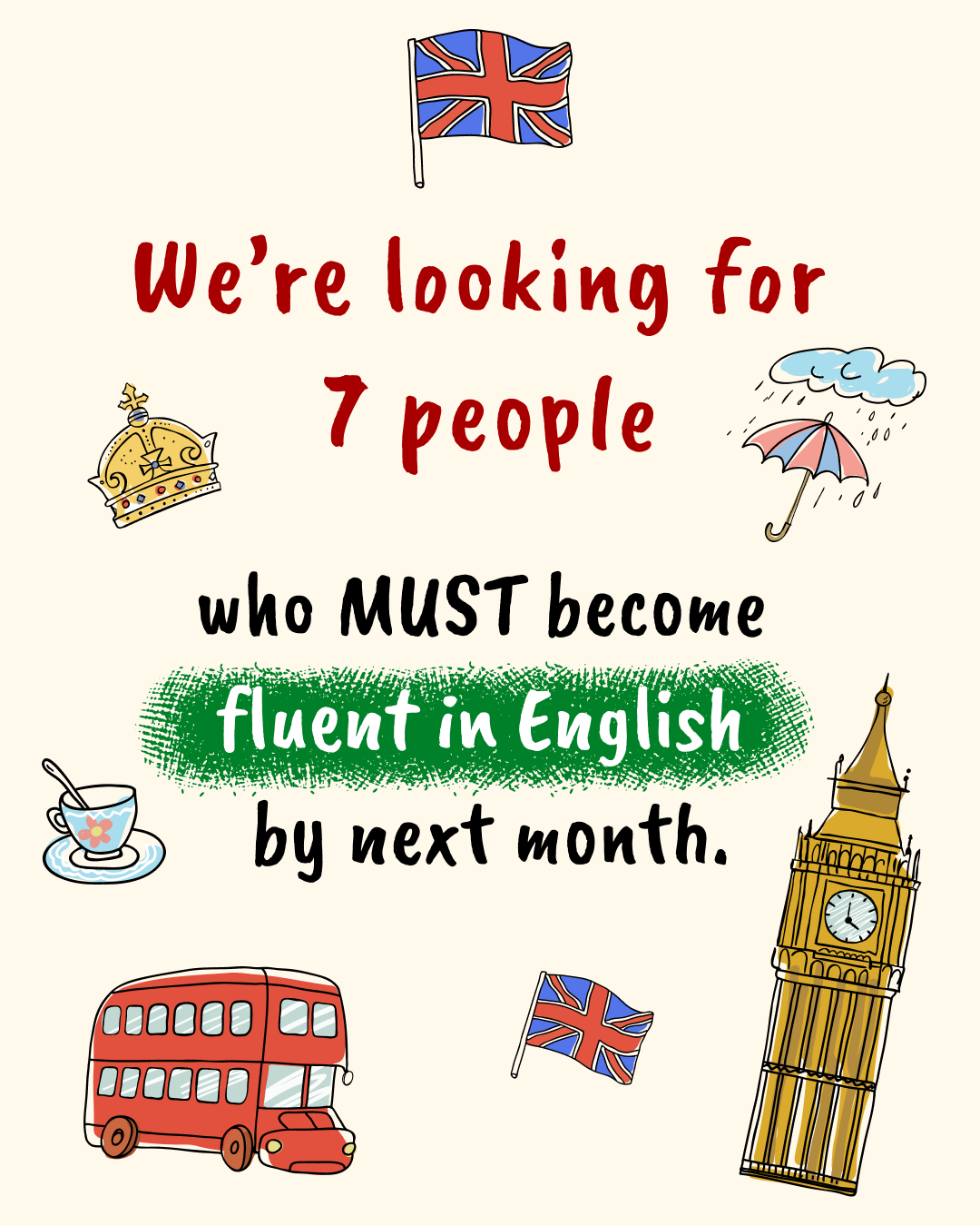 EWA: Learn Languages Facebook ad