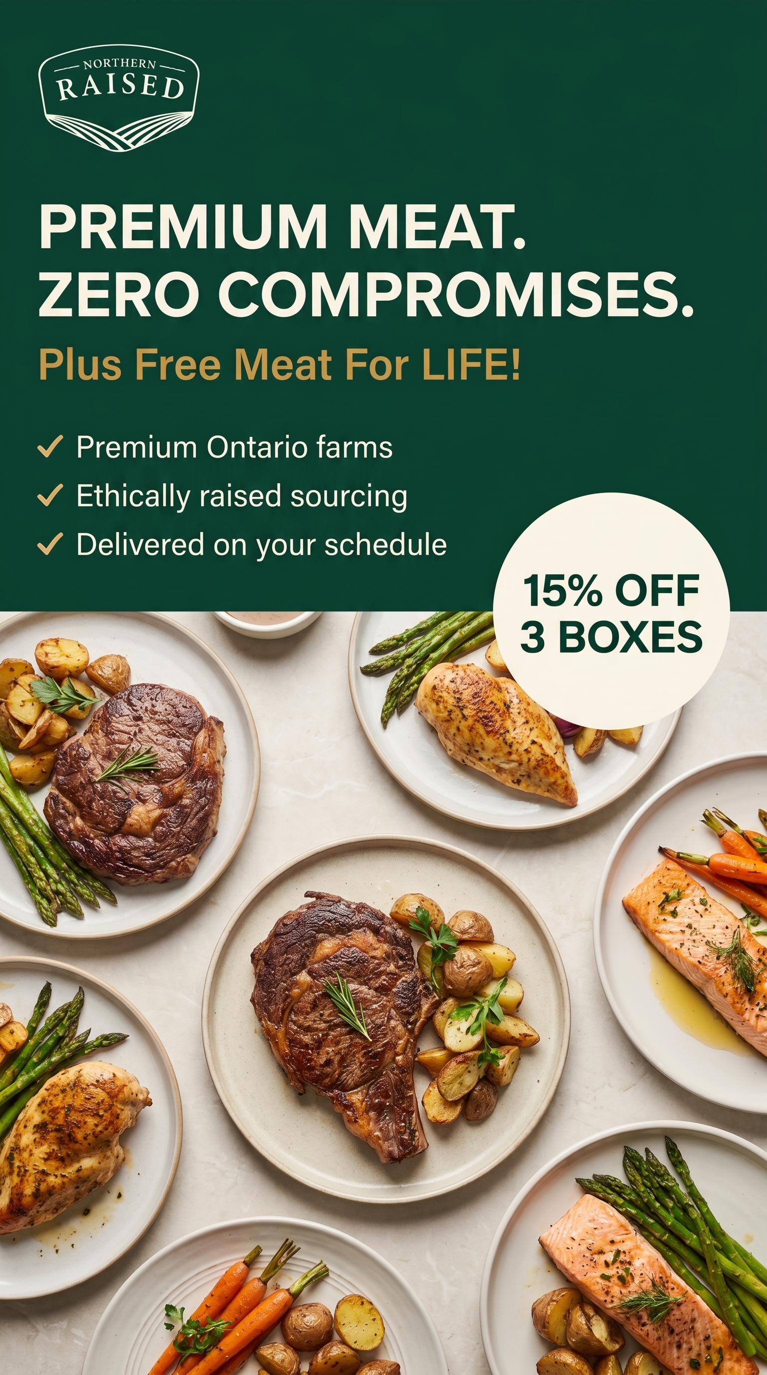 Northern Raised Facebook ad