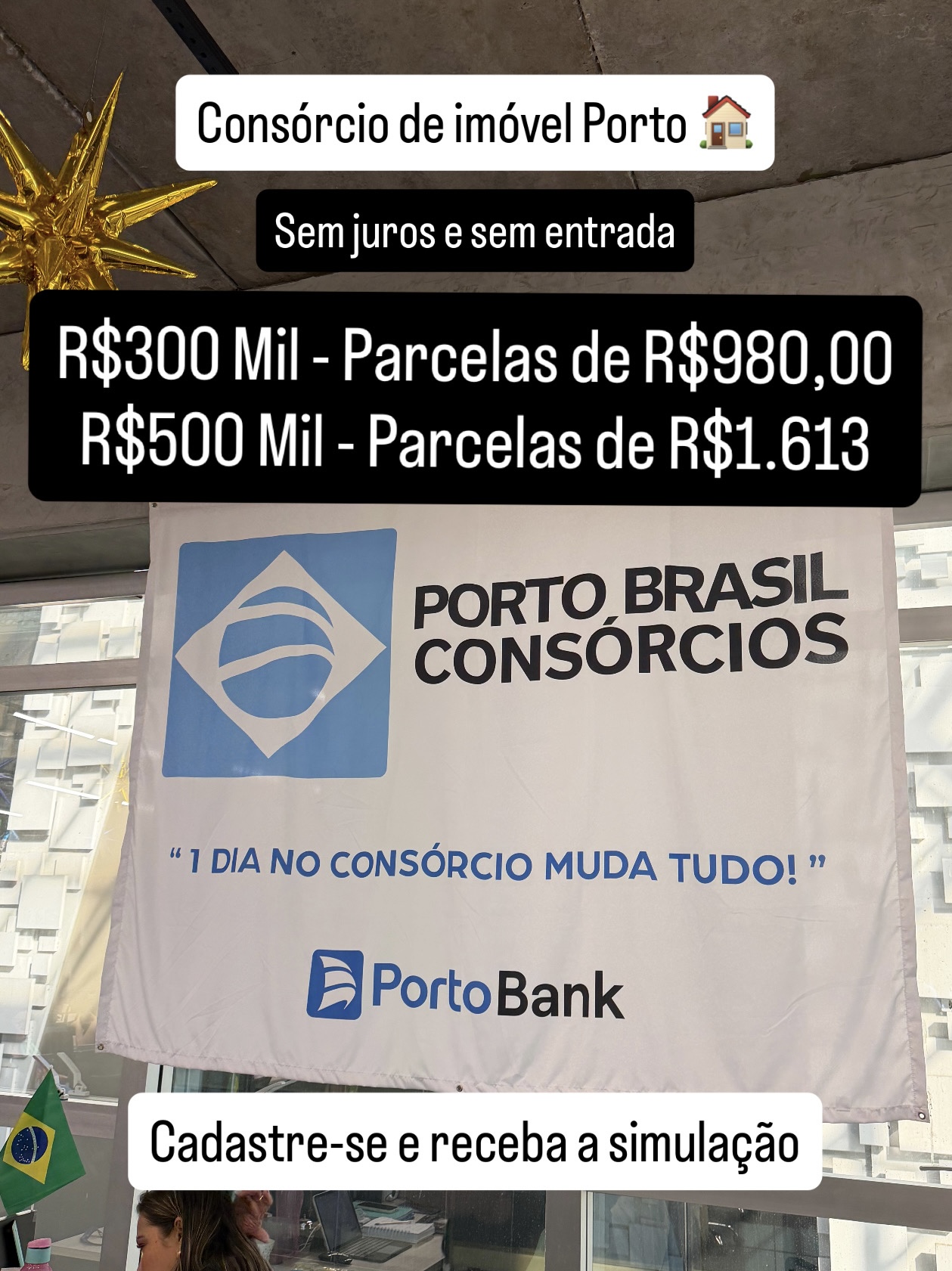 Porto Brasil Consórcios Facebook ad: CAMPANHA PORTO PLUS