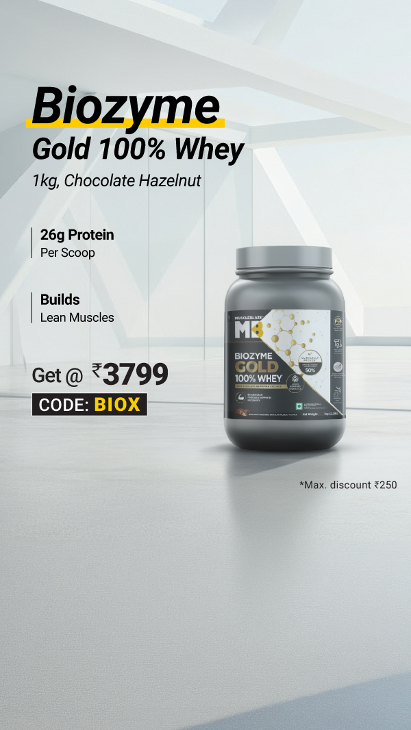 MuscleBlaze Facebook ad