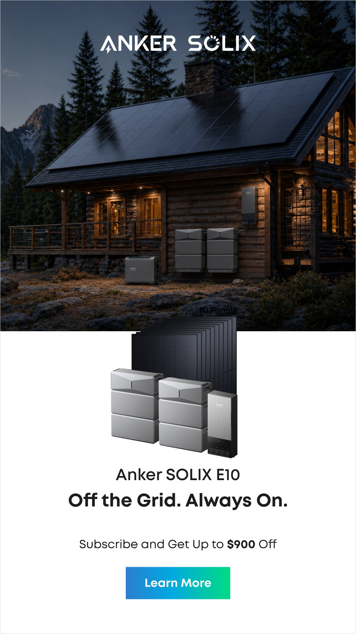 Anker SOLIX Facebook ad