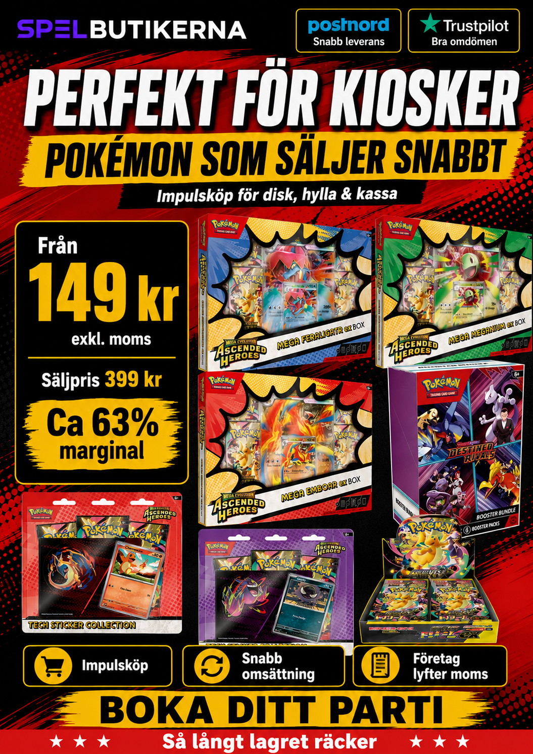 Spelbutikerna AB Facebook ad: Kioskfavorit som säljer snabbt