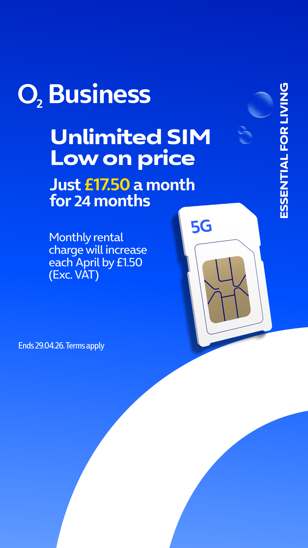 O2 Business Facebook ad from Feb 5, 2026