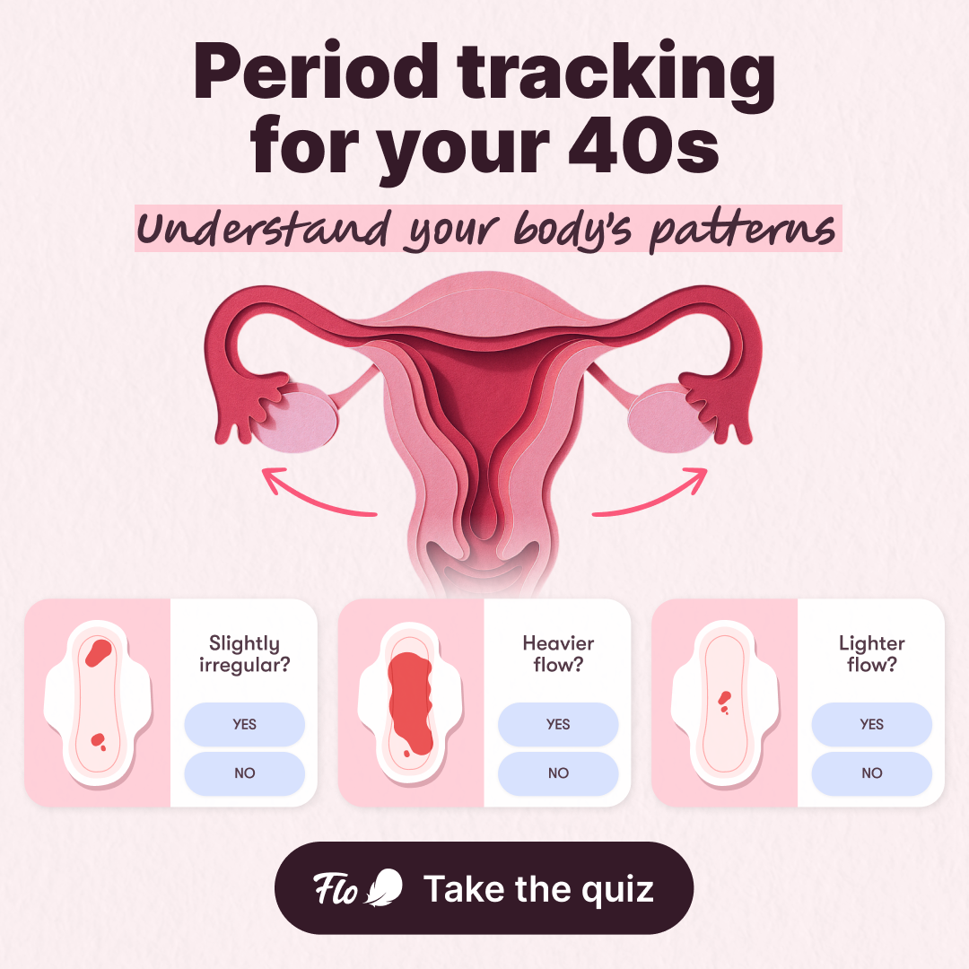 Flo App Facebook ad