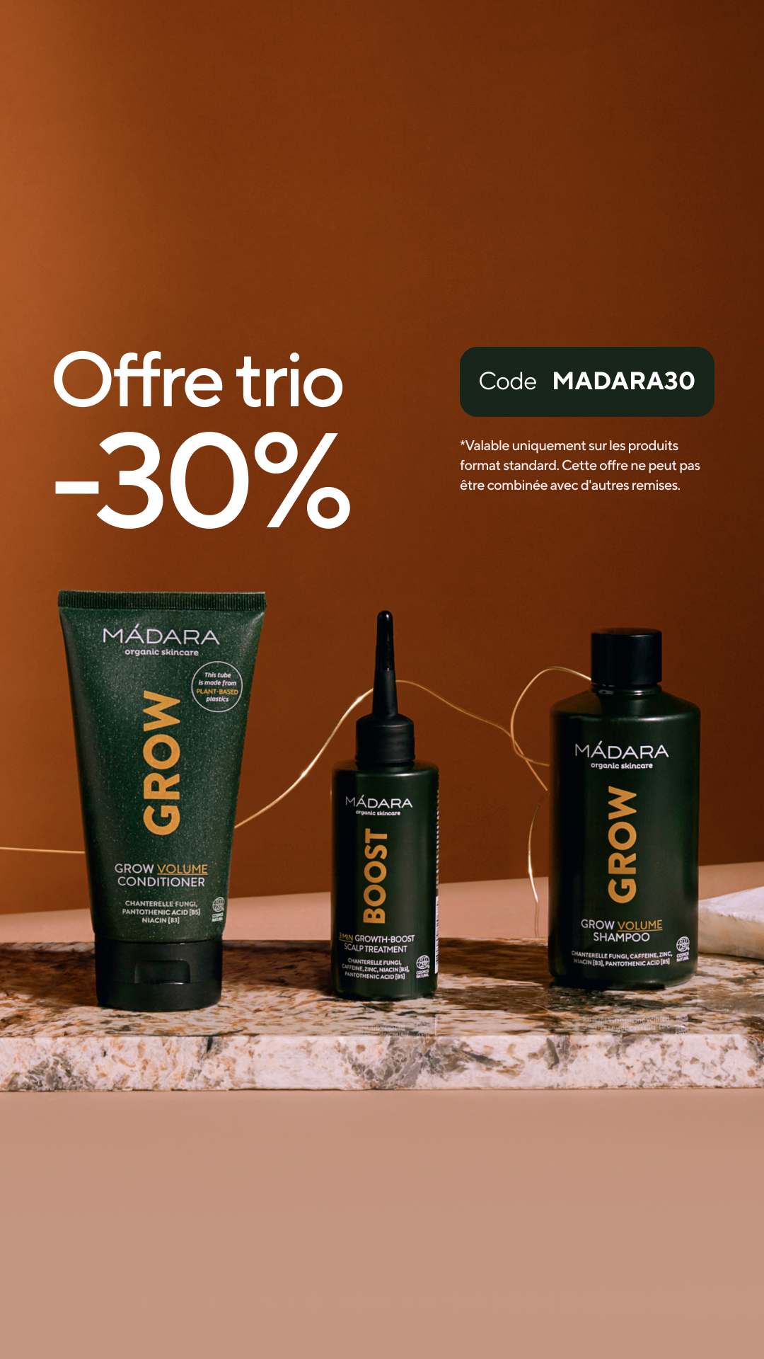 Mádara Organic Skincare Facebook ad