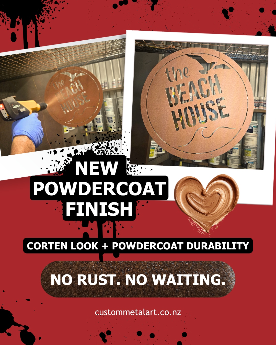 High Voltage Custom Metal Art Facebook ad
