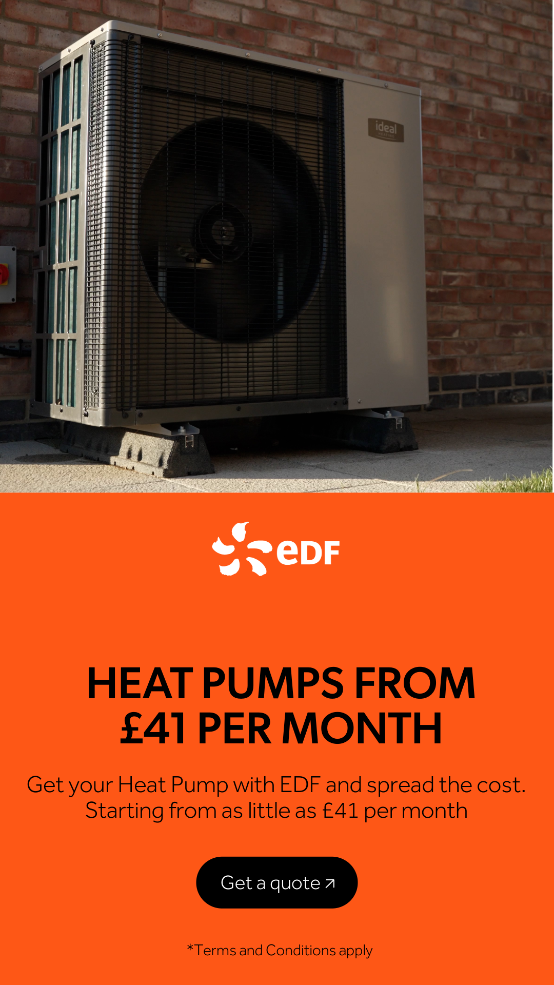 EDF Facebook ad