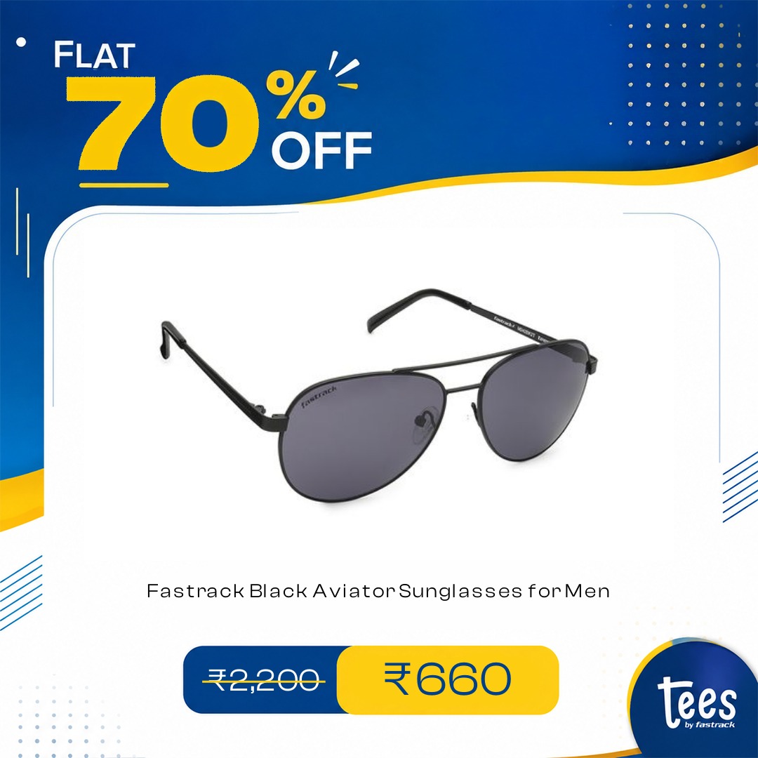 Fastrack Eyewear Facebook ad: Prices Dropped - Tees By Fastrack Sunglasses Bestsellers…