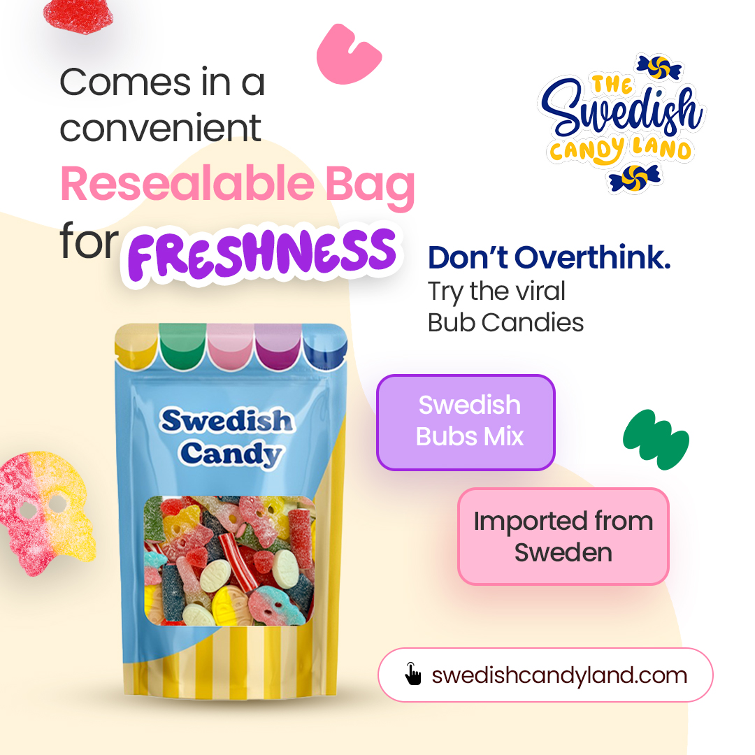 Swedish Candy Land Facebook ad