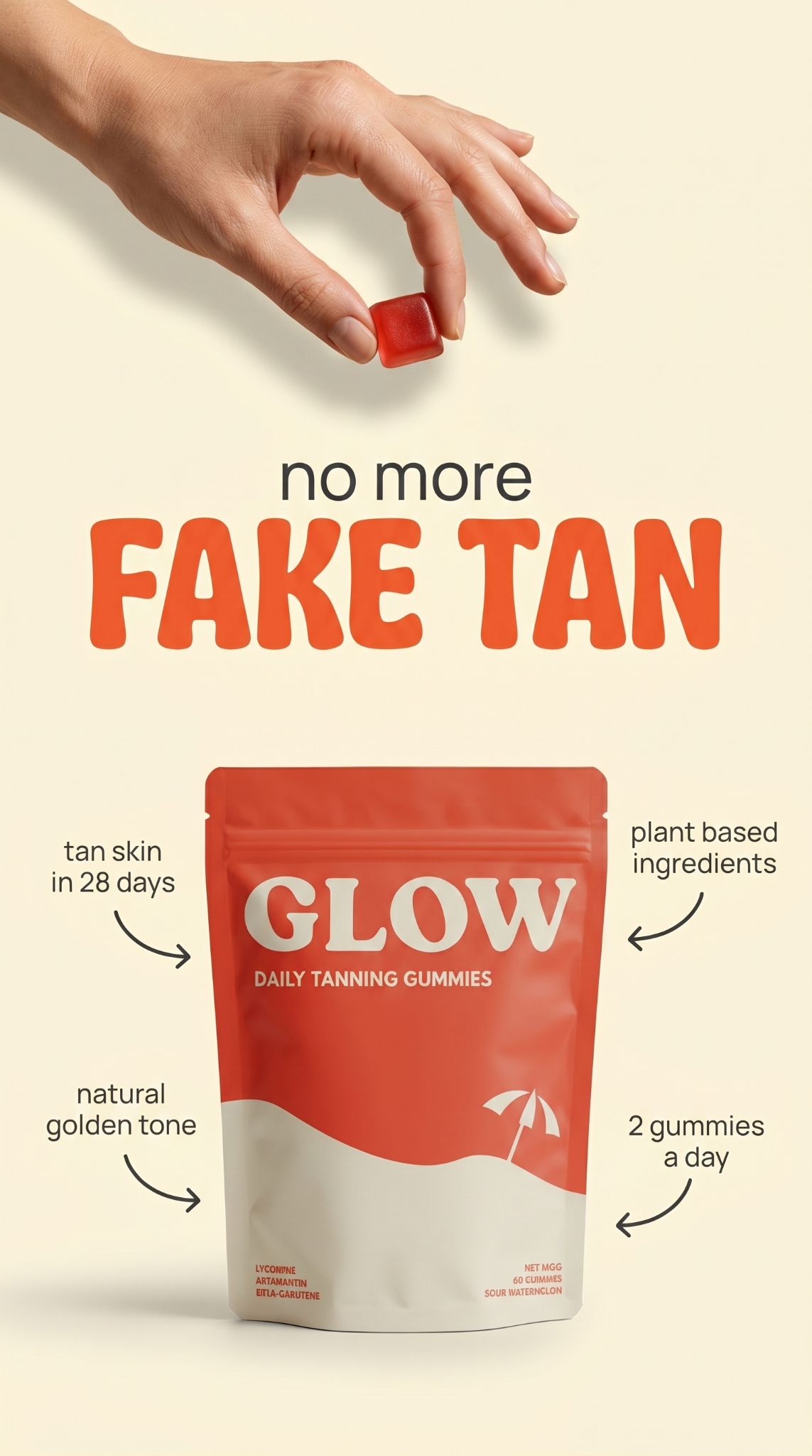 Glow Gummies Facebook ad