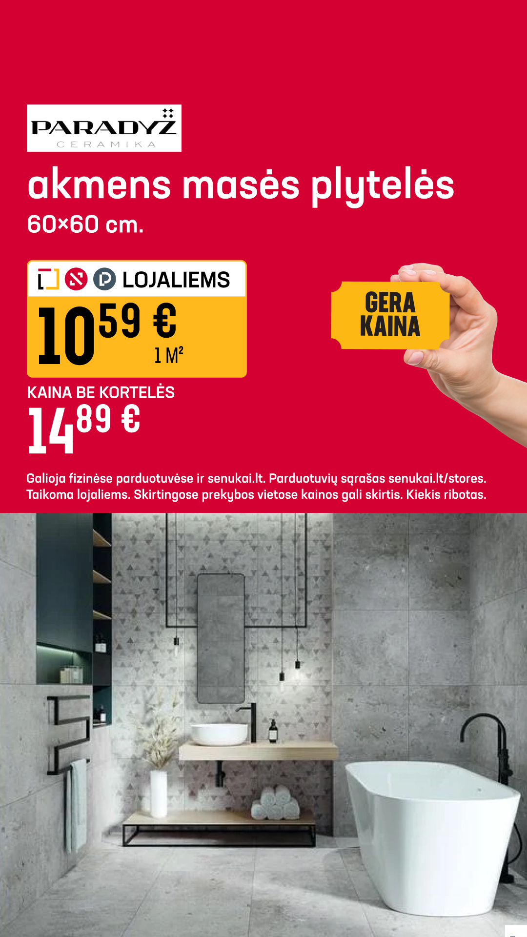 Senukai Facebook ad
