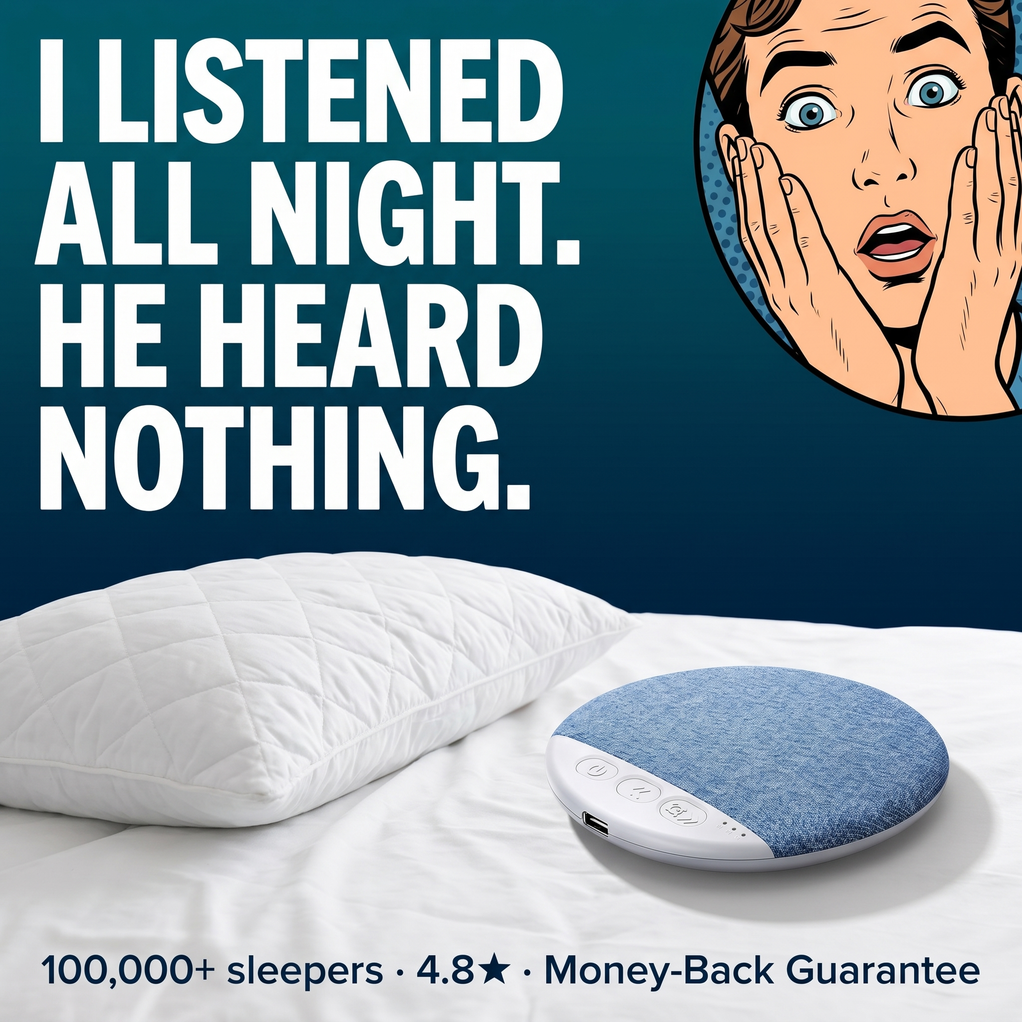 PilloPod Facebook ad