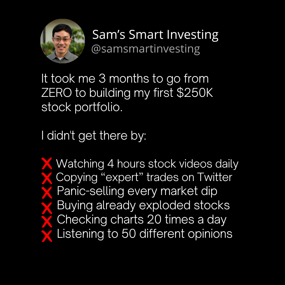 Sam‘s Smart Investing Facebook ad