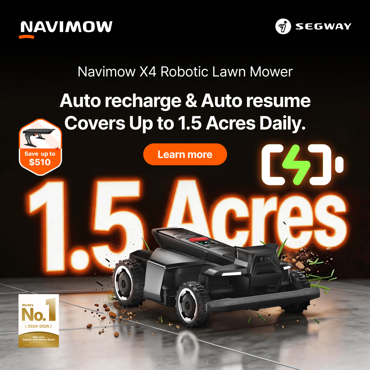 Segway Navimow Facebook ad from Jun 23, 2026