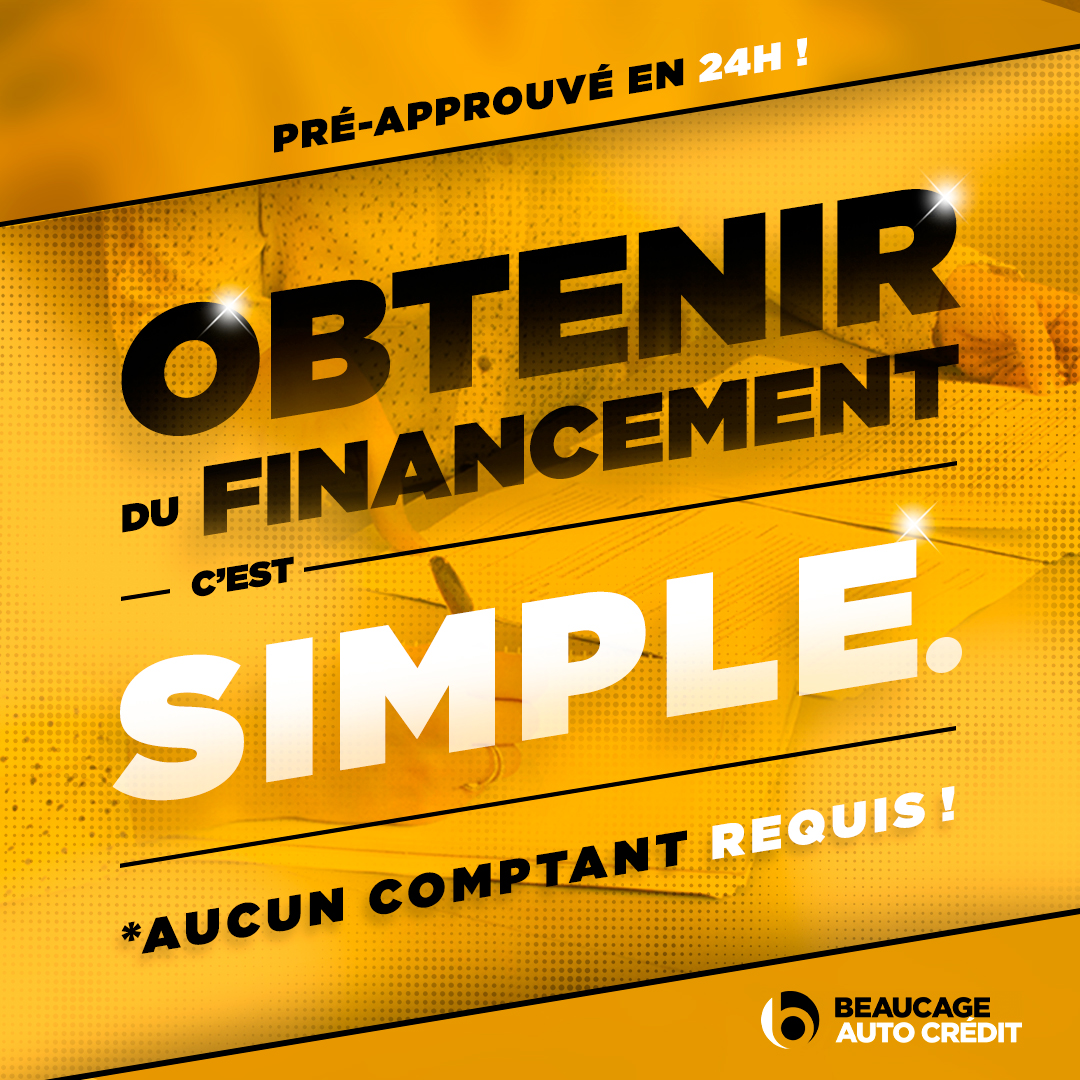 Beaucage Auto Crédit Facebook ad: Beaucage Auto Crédit, votre expert en finacement depuis…