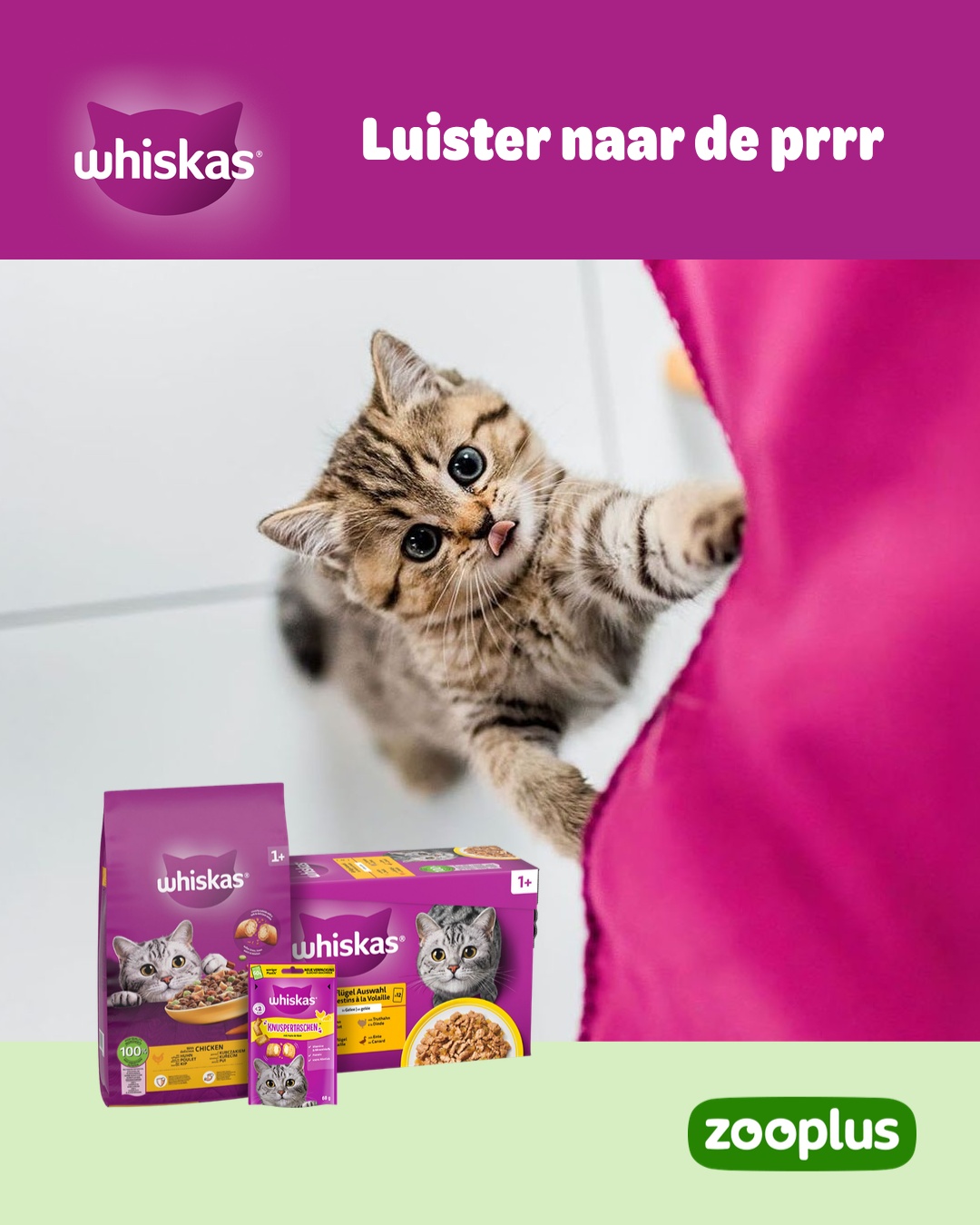 zooplus Facebook ad: WHISKAS