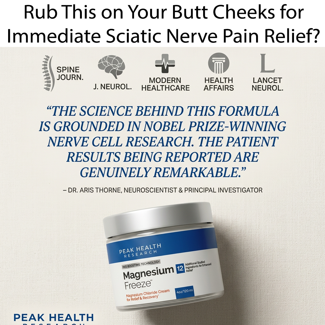Say Goodbye to Sciatic Nerve Pain? Facebook ad: #1 mineral for immediate sciatic nerve relief? (rub tonight)