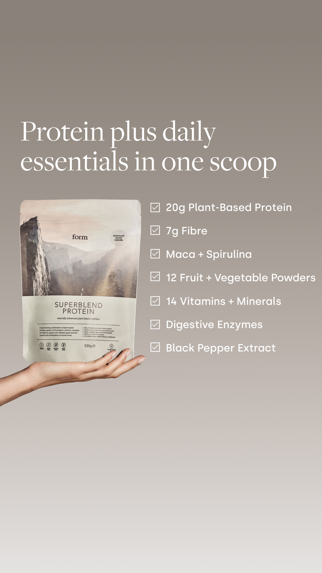 Form Nutrition Facebook ad