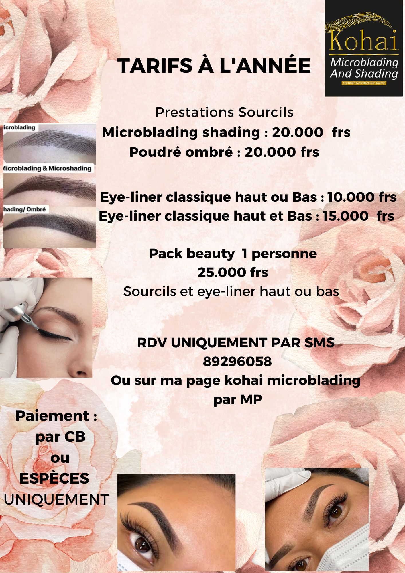 KOHAI Microblading And Shading Facebook ad from Jun 5, 2026