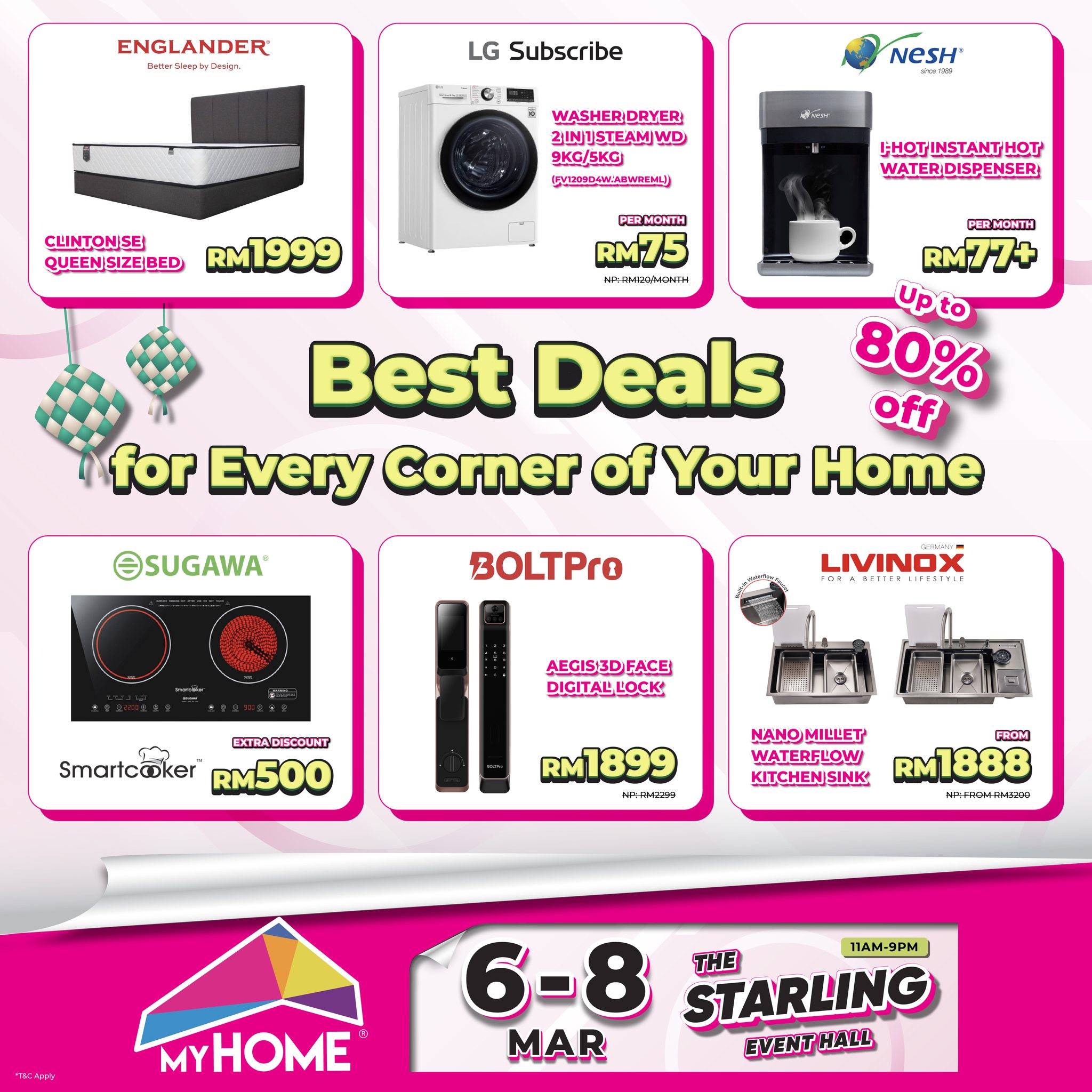 My Home Exhibition Facebook ad: Upgrade every space with deals from as lowโฆ