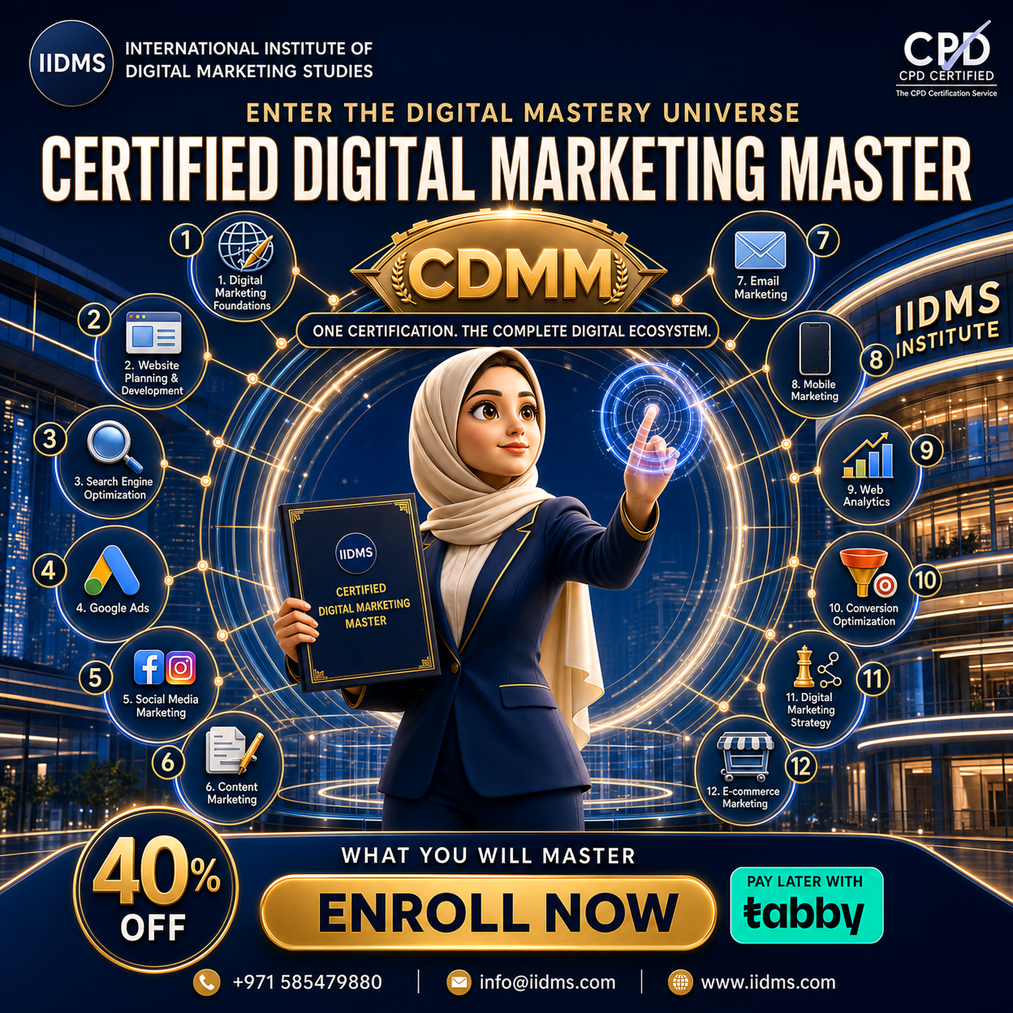 IIDMS - International Institute of Digital Marketing Studies Facebook ad
