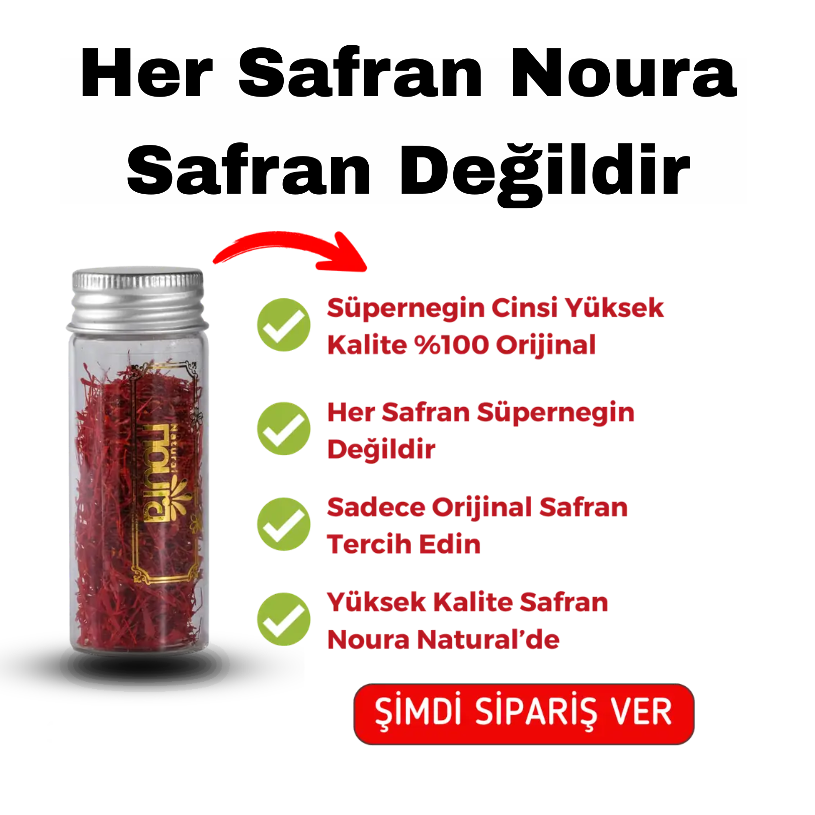 Noura Natural Facebook ad: Altın Değerinde Bitki: Safran ile Tanış!