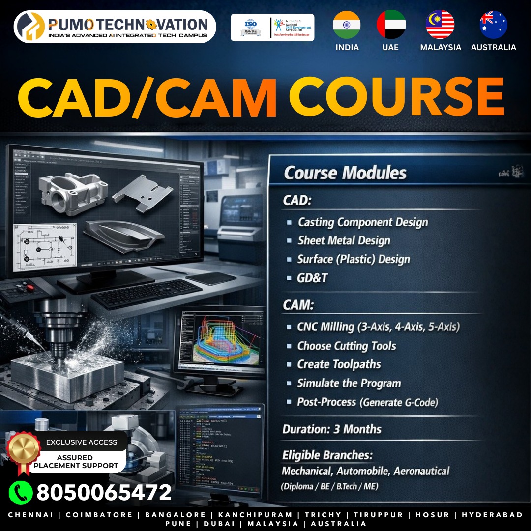 Pumo Technovation-Bangalore Facebook ad: Course with Placement