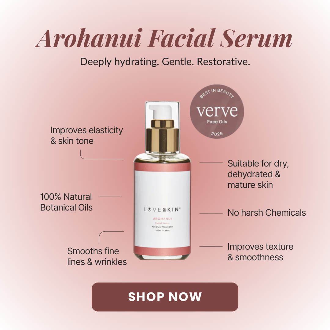 LoveSkin Oils Facebook ad from Dec 17, 2025